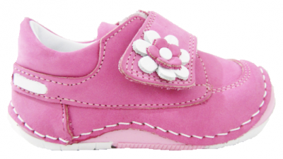 Pantofior Roz Floare Albă