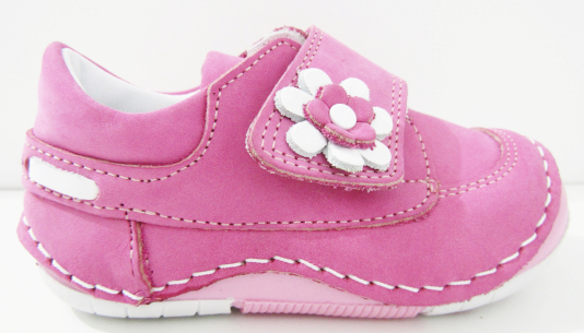 Pantofior-Ortopedic-Roz-Floare-Albă